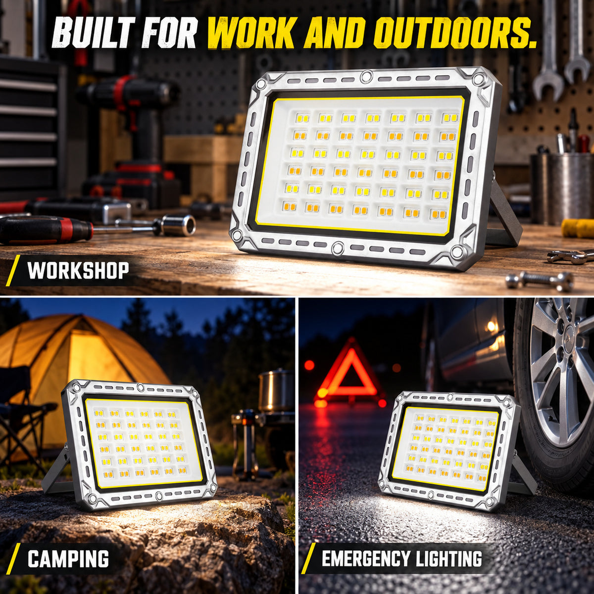 W8138-2 Rechargeable Magnetic LED Work Light