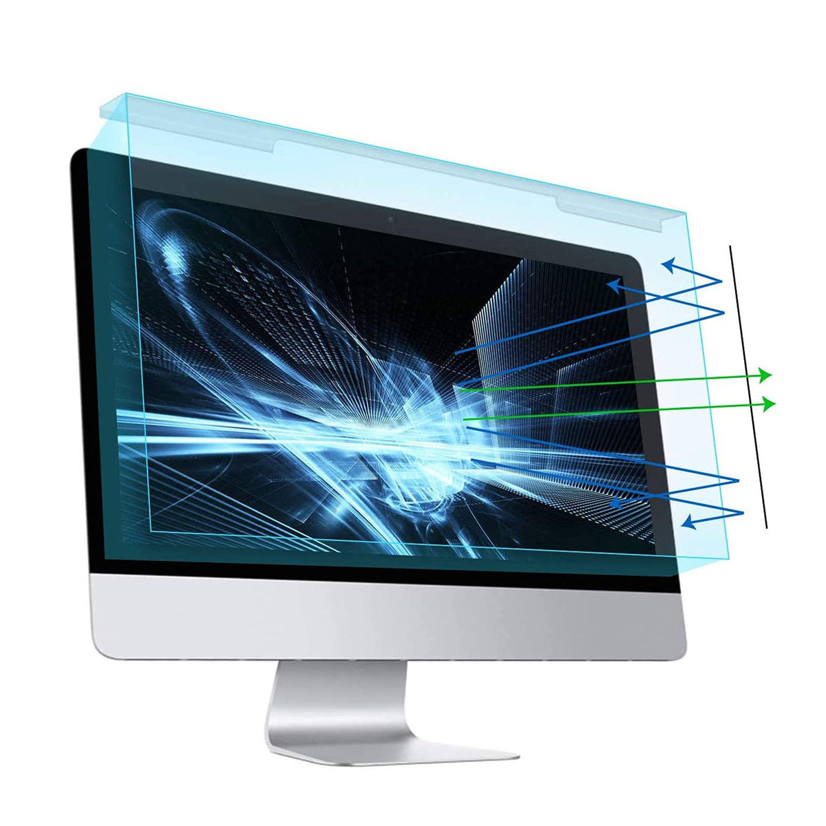 24-inch Acrylic Anti-Glare Privacy Film for Monitors
