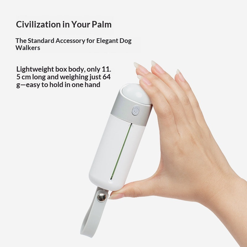 Pet Waste Bag Dispenser with LED Light