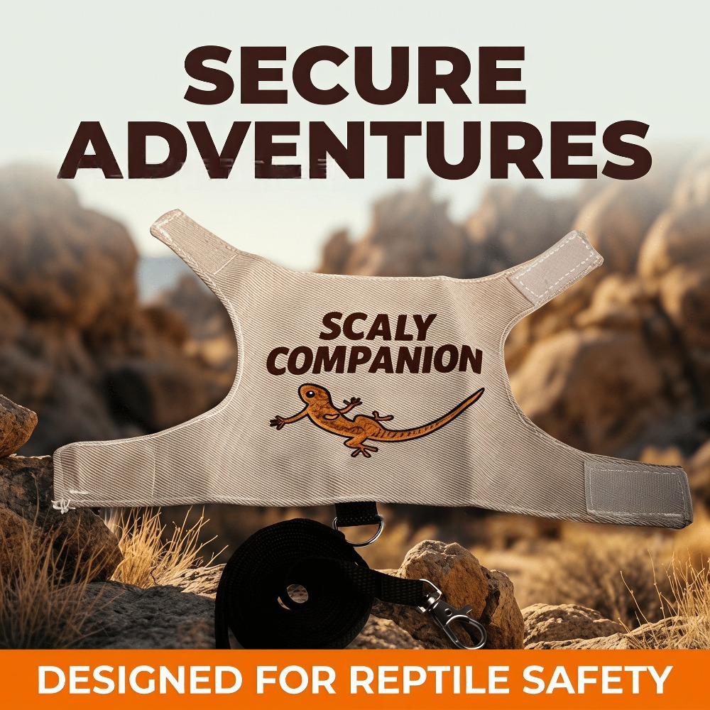 Lizard Harness and Leash Set for Reptiles