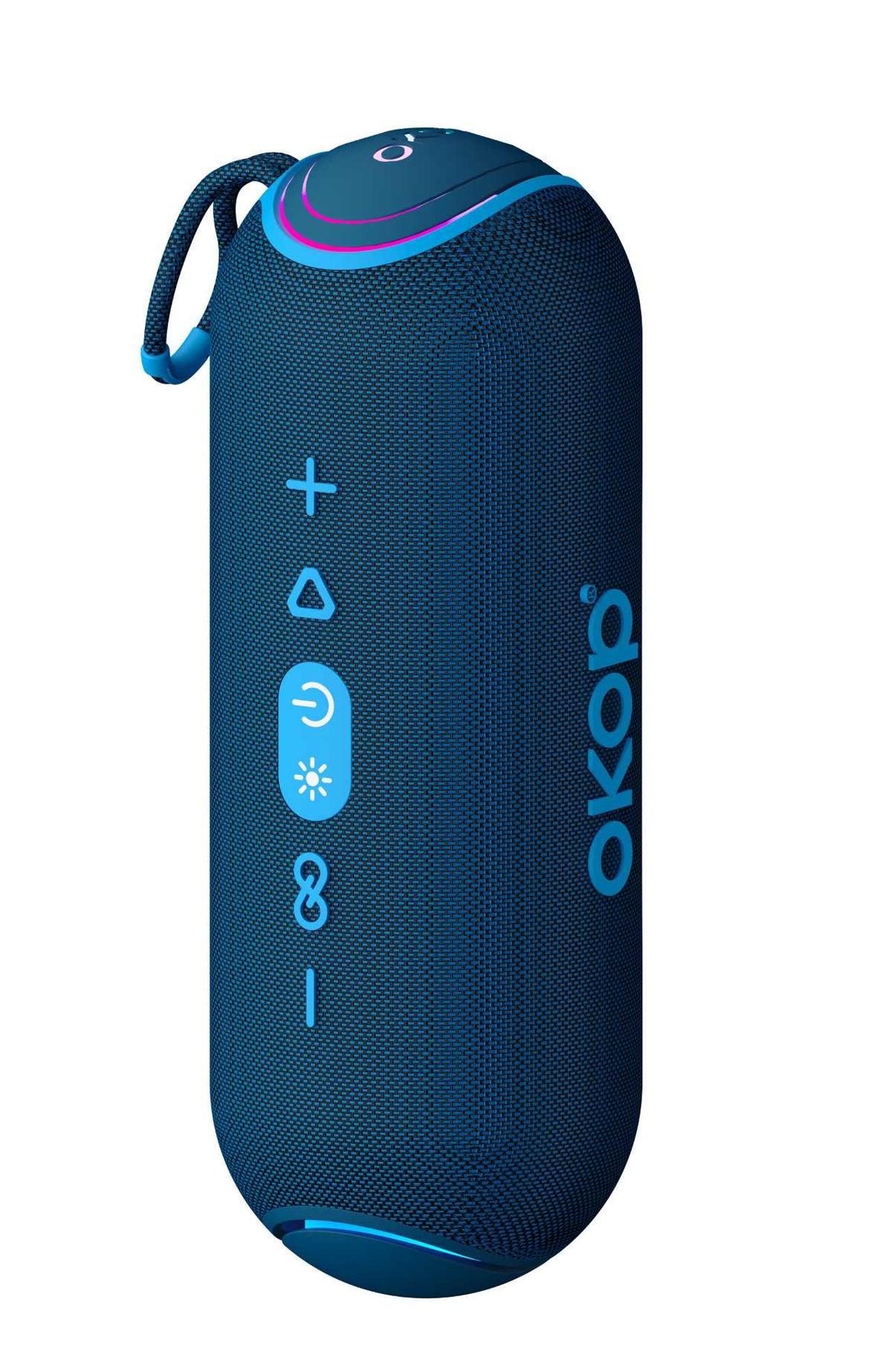 KP-851 Portable Bluetooth Speaker with RGB Lighting