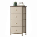 4-Drawer Storage Cabinet - Khaki
