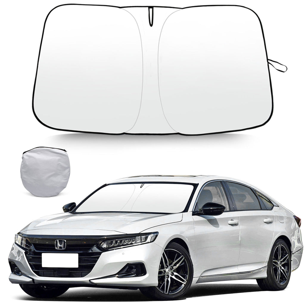 Honda Accord 2018-2022 Windshield Sun Shade, Foldable Visor Cover - Default