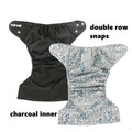 Floral Print Breathable Leak-Proof Washable Cloth Diaper Cover - 1 Style-Average Size