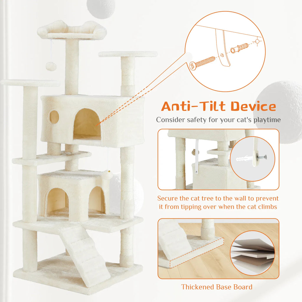 Multi-Functional Cat Tree House