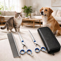 Pet Grooming Scissors Kit - 4-in-1 Professional Set - Default