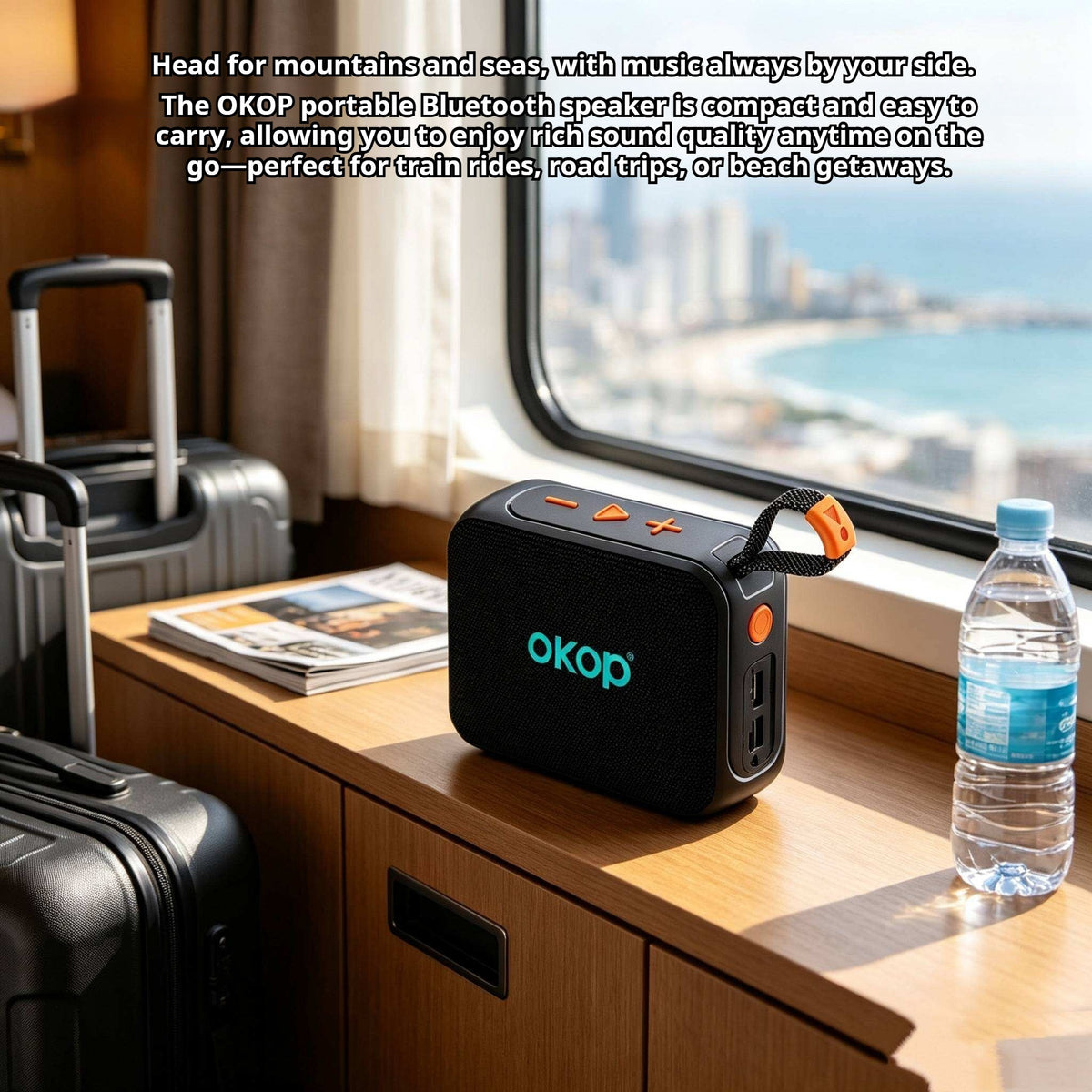 KP-852 Wireless Bluetooth Speaker with RGB Lighting