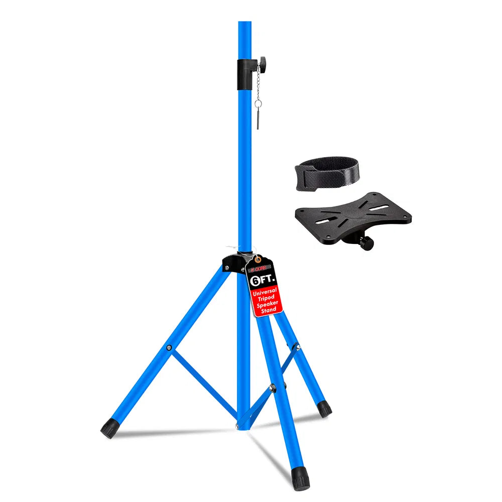 5 Core Adjustable Speaker Stand - Sky Blue