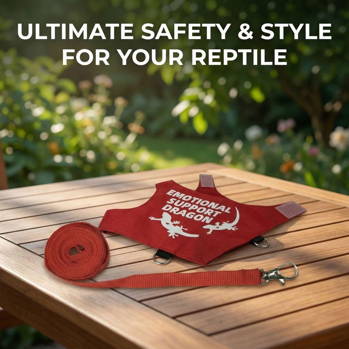 Lizard Harness and Leash Set for Reptiles