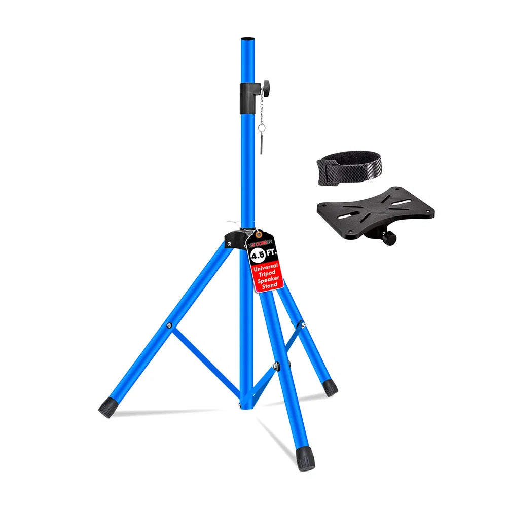 5 Core Adjustable Speaker Stand - Sky Blue