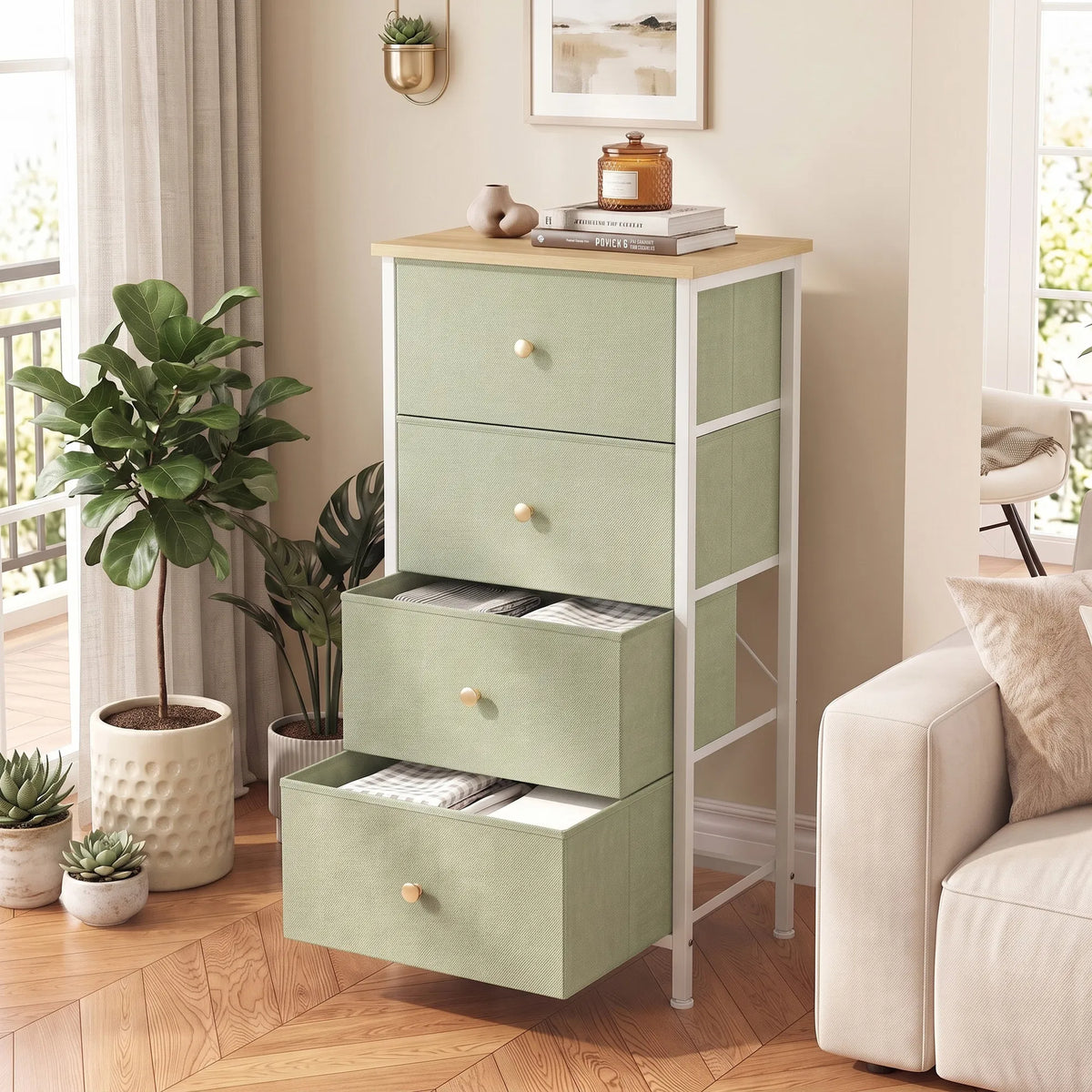 4-Drawer Storage Cabinet