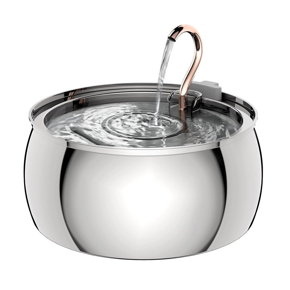 4L Water Drop Large Capacity Pet Stainless Steel Dispenser