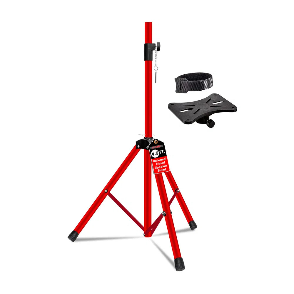 5 Core Adjustable Speaker Stand - Red