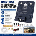 Universal Classic Car Windshield Washer Bag Kit 12V Complete Accessories - Default Title