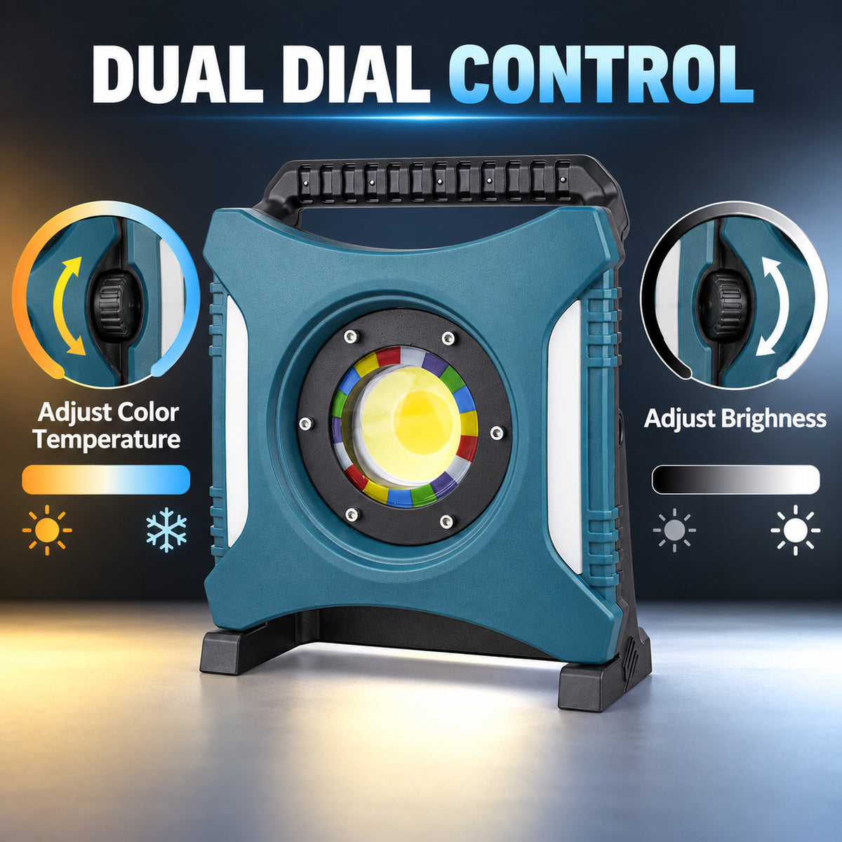 Rechargeable COB LED Flood Light with Type-C Charging