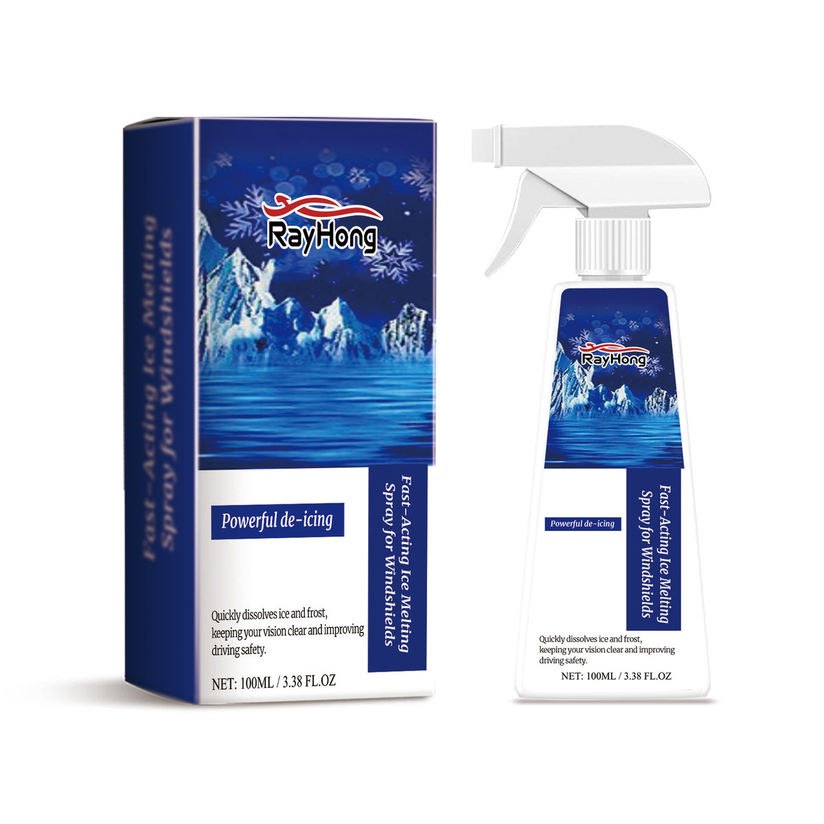 Rayhong Windshield De-Icing Spray for Cars