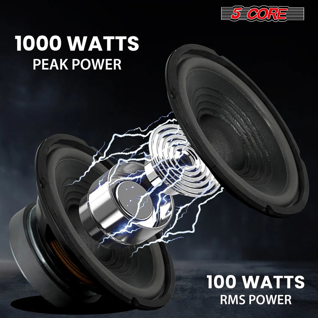 5 Core 8 Inch Woofer Replacement Subwoofer