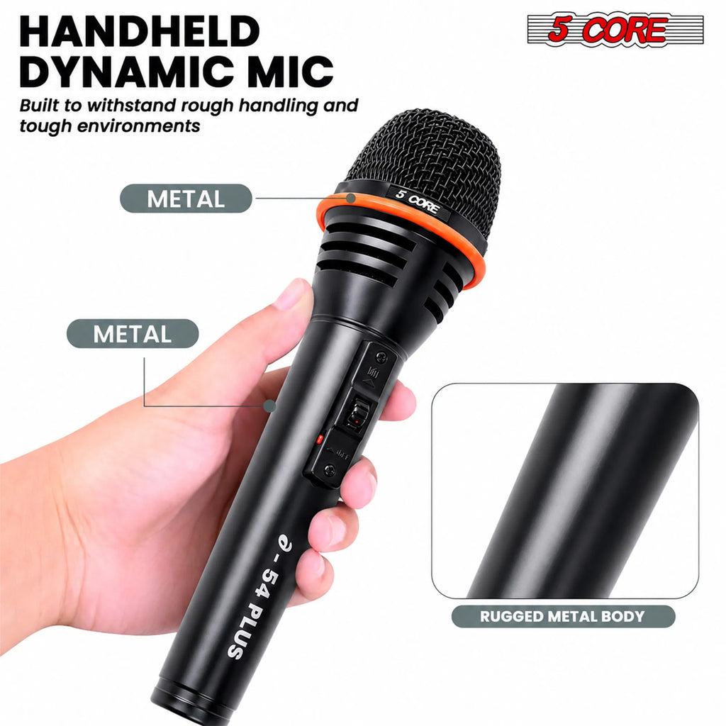5Core Dynamic Handheld Microphone with XLR Cable