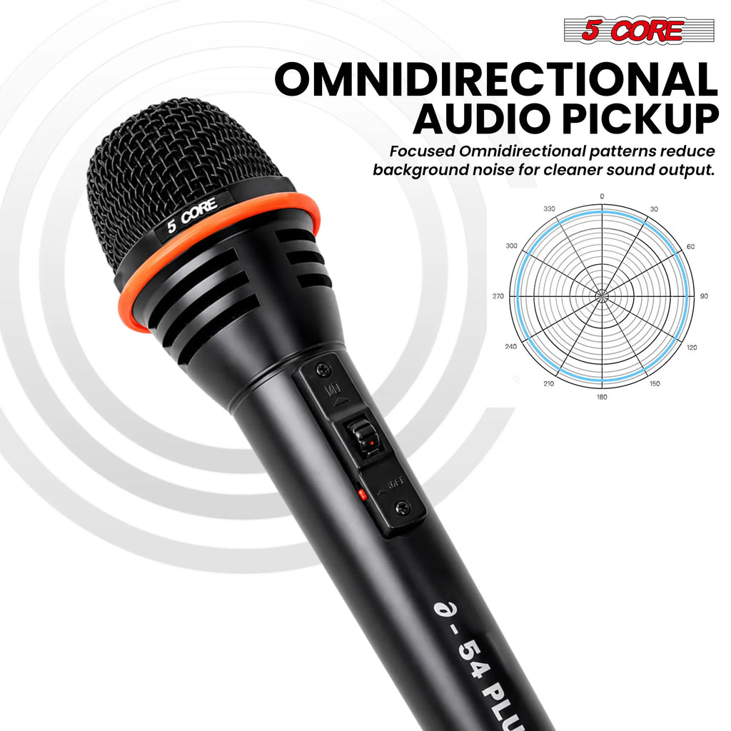 5Core Dynamic Handheld Microphone with XLR Cable