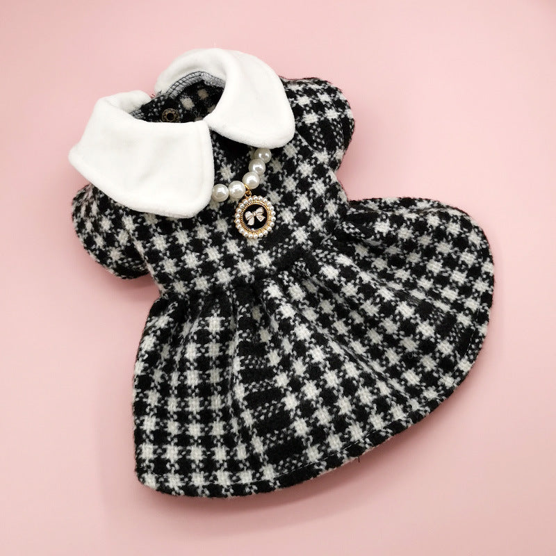 Trendy Warm Pet Clothes for Dogs and Cats - Wool Coat