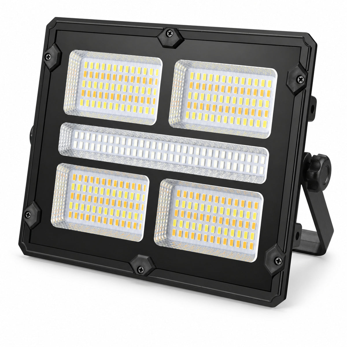 Solar Powered Rechargeable Battery Display Type C LED Flood Light W885 3 Dimmable Motion Sensor - Default Title