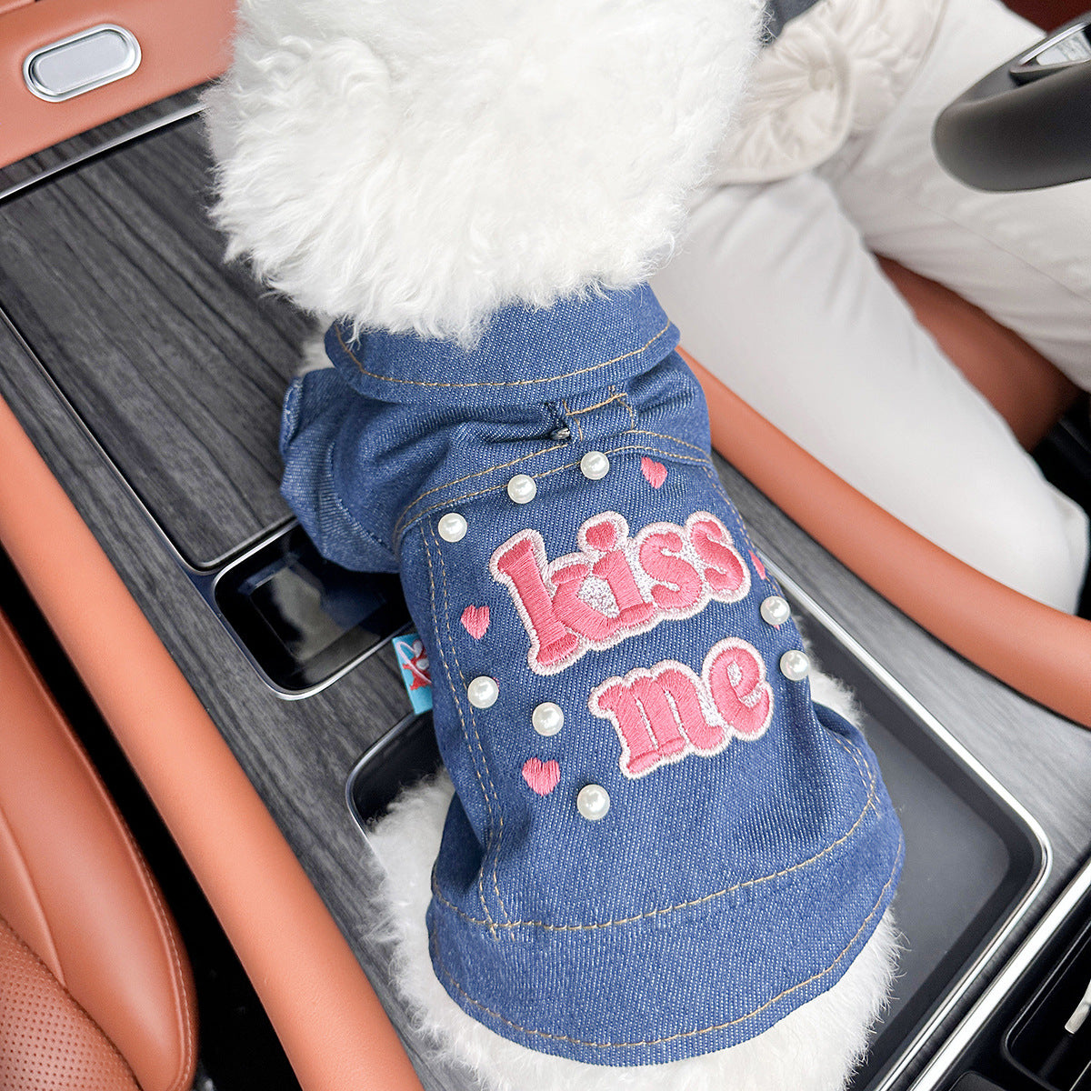 Dog and Cat Denim Jacket - Stylish Pet Outfit