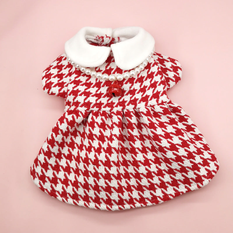 Trendy Warm Pet Clothes for Dogs and Cats - Wool Coat