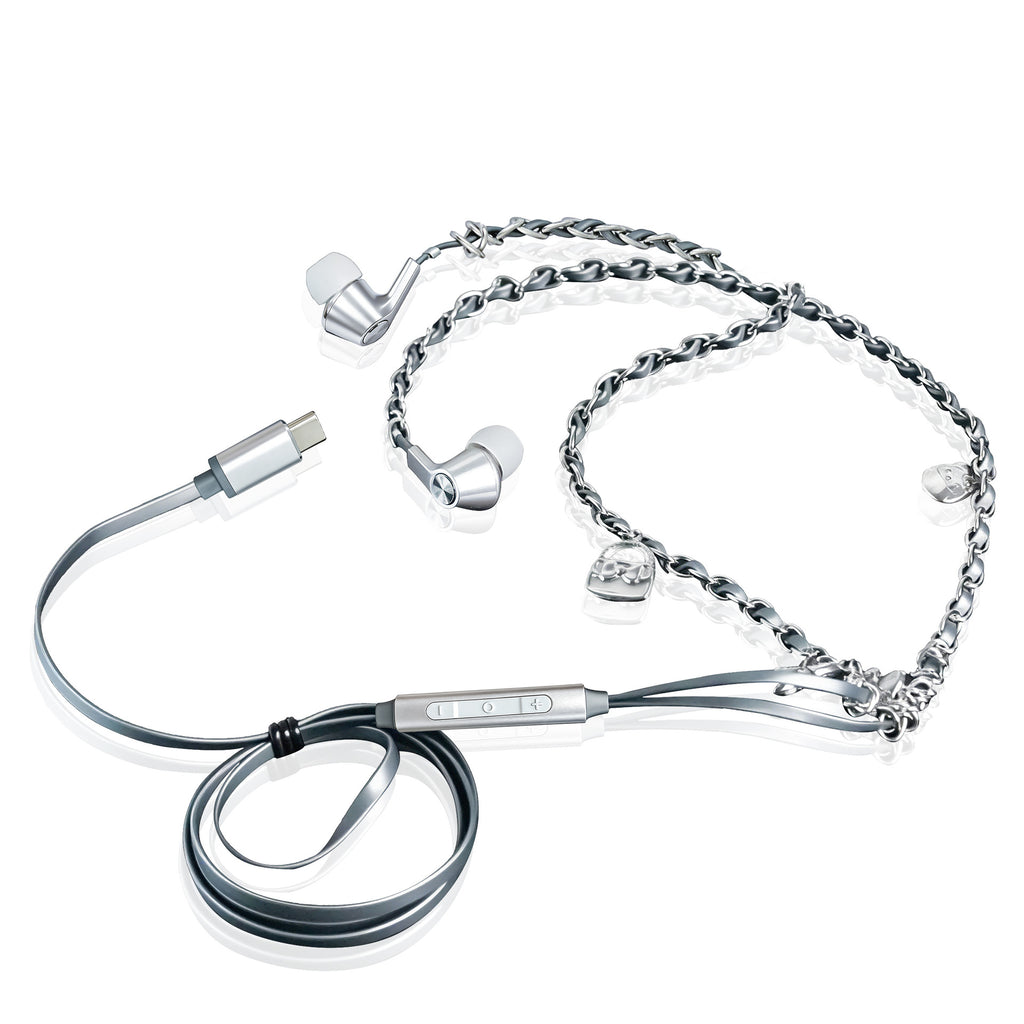 Wired Neckband USB-C Plug-In Control Headset with Microphone