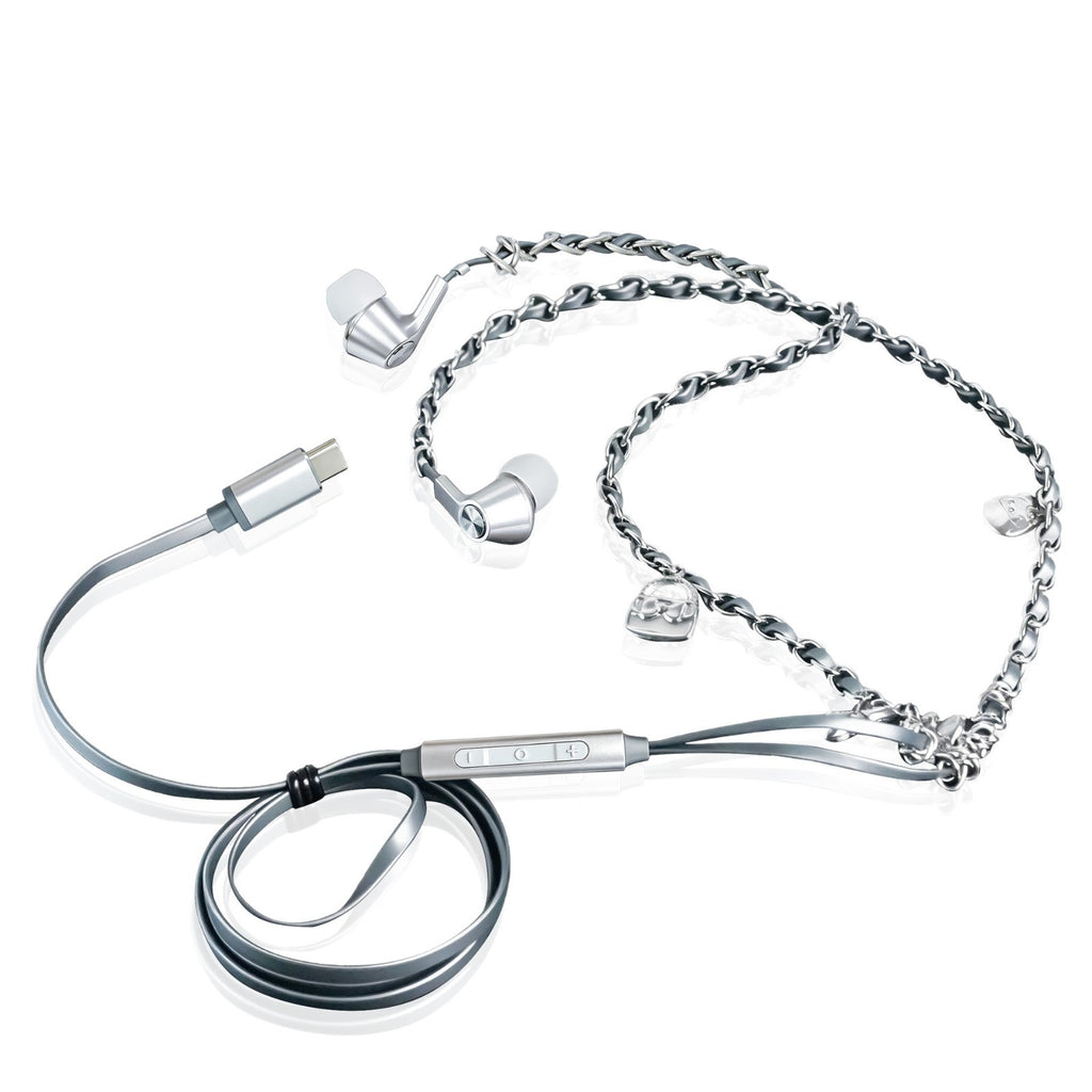 Wired Neckband USB-C Plug-In Control Headset with Microphone